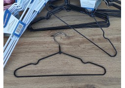 Вішалки -плечики силіконові дитячі 300х3,5мм. (чорні)